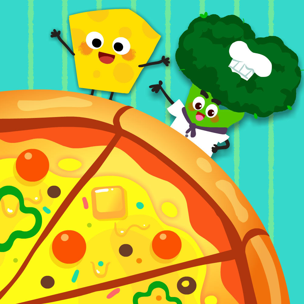 Vegetable Heroes: Delicious Pizza🍕