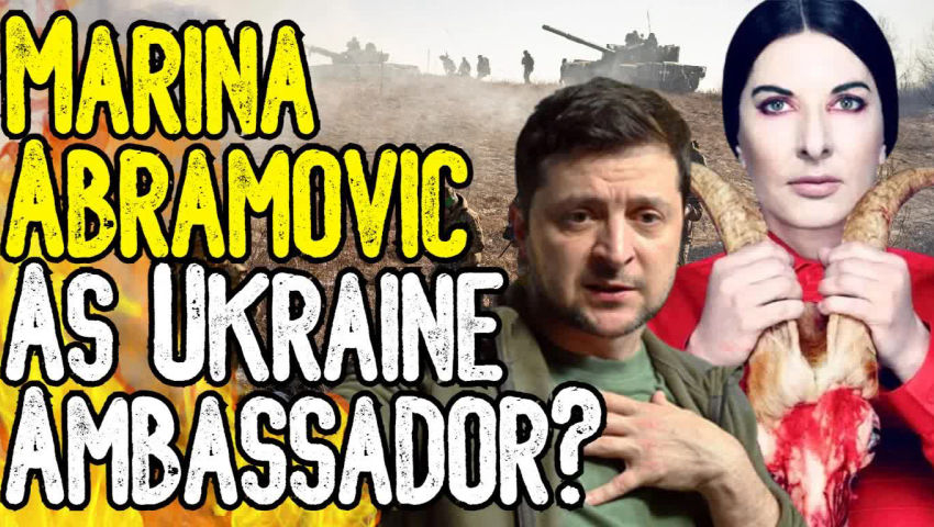 ⁣CRAZY! MARINA ABRAMOVIC AS UKRAINE AMBASSADOR? - Zelensky Wants Spirit Cooker Building SCHOOLS!