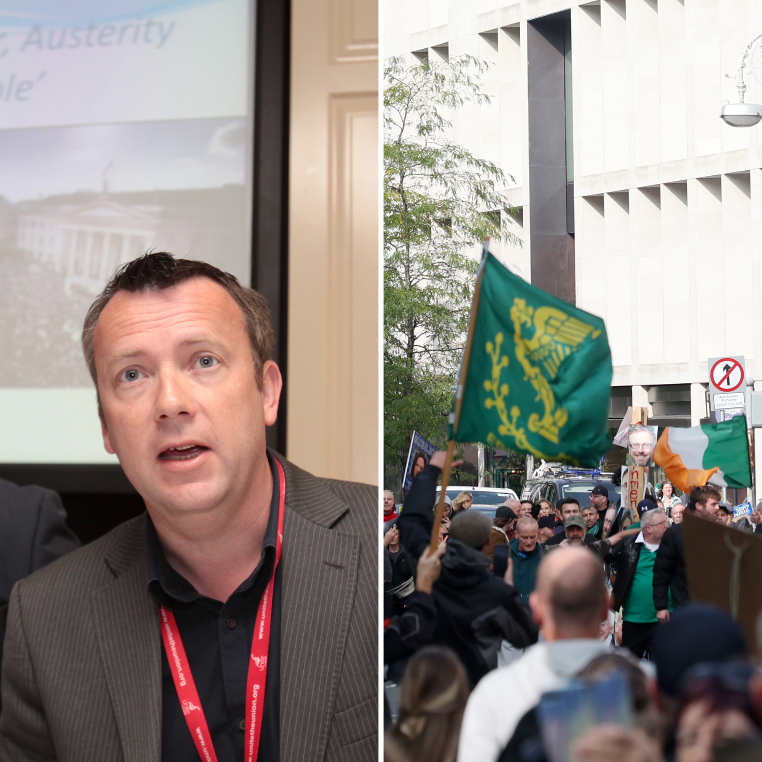 ⁣Brendan Ogle: 'These are not protesters, these are facists'