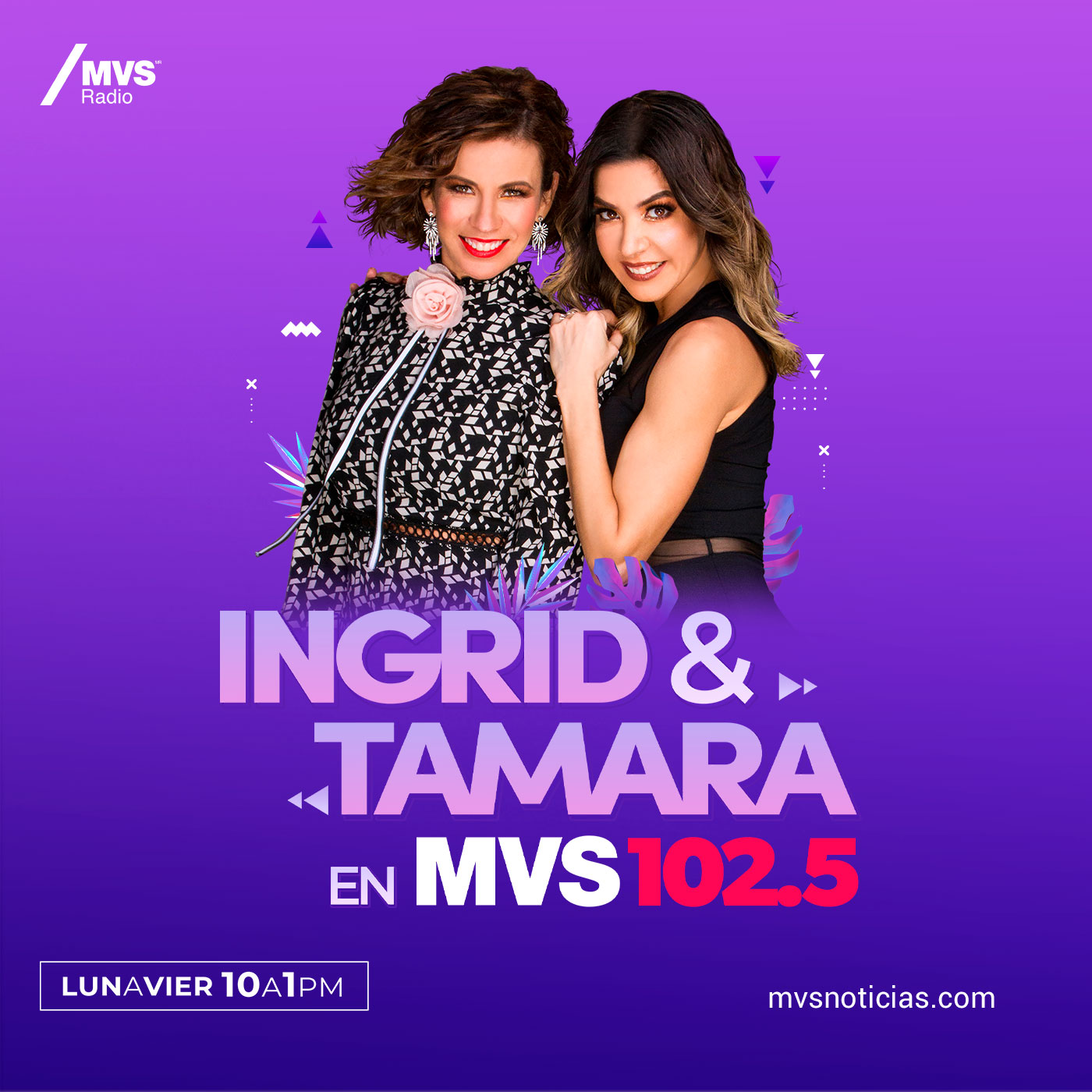 INGRID Y TAMARA EN MVS 102.5 