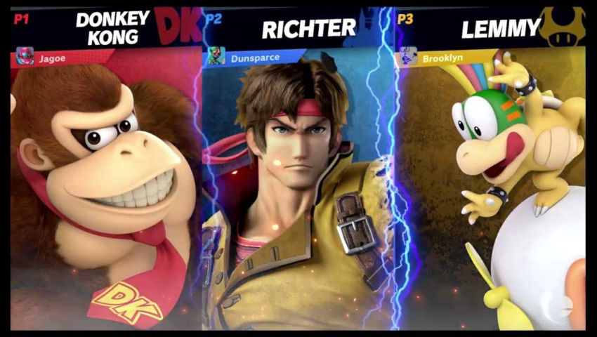 Smash of the Day -  D.K. VS Richter VS Lemmy - Super Smash Bros Ultimate - September 11, 2023