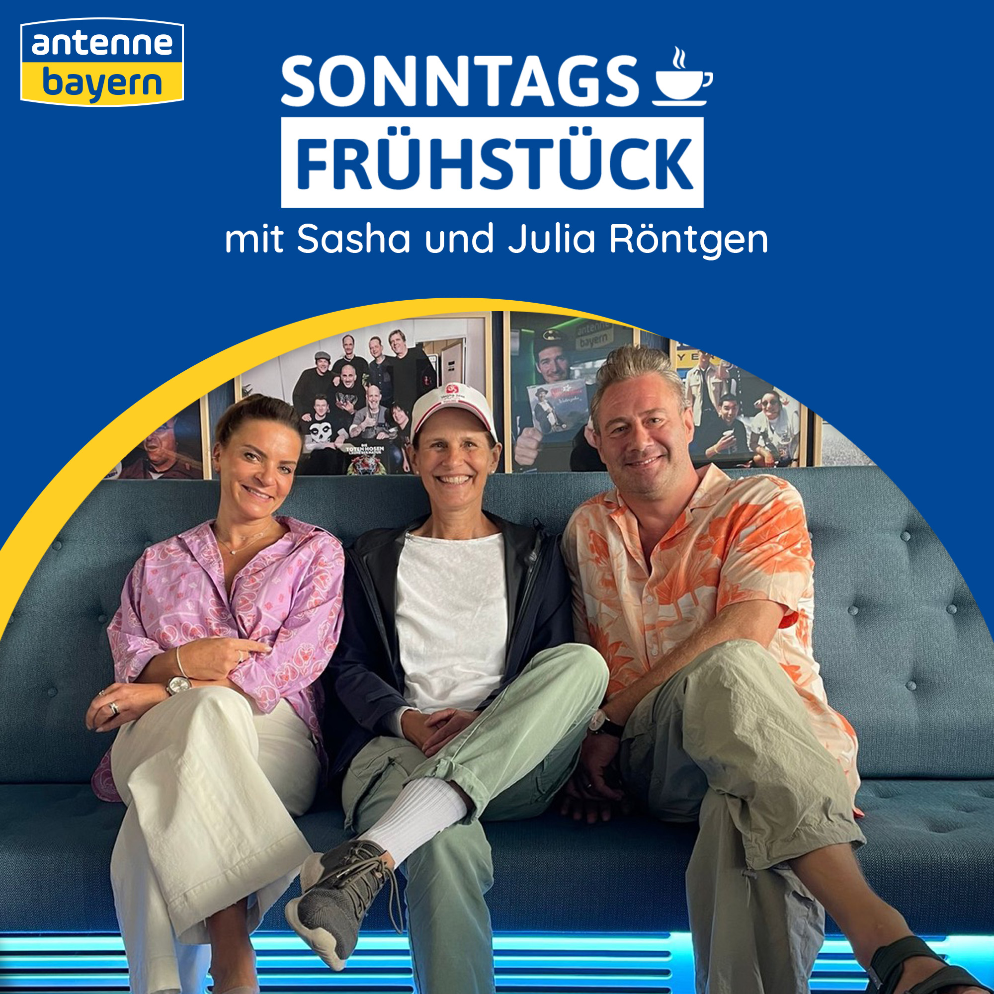 ⁣Sänger Sasha und seine Frau Julia Röntgen