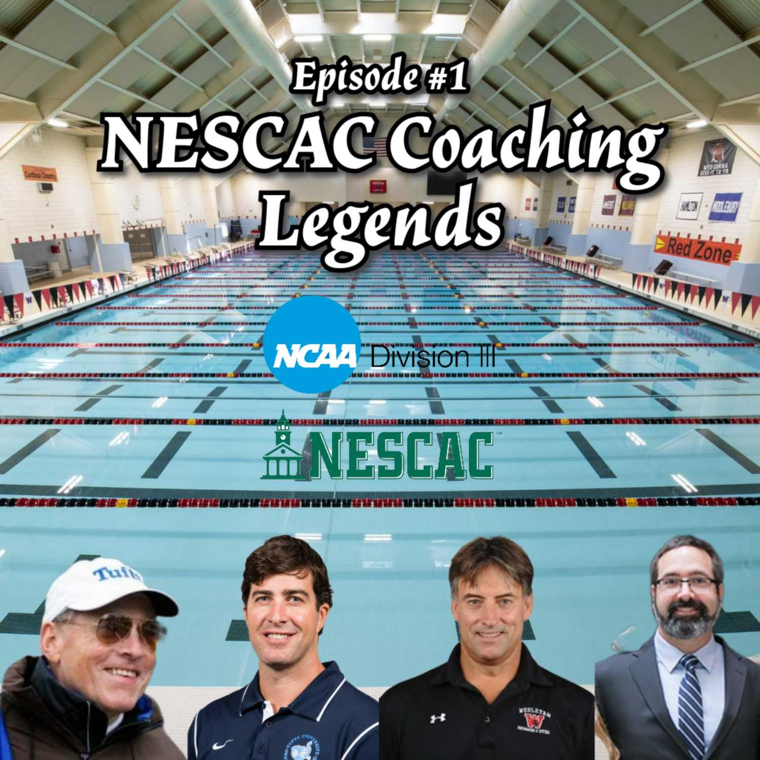 ⁣NESCAC Coaching Legends: Marc Benvenuti, Adam Hoyt, Don Megerle, Peter Solomon