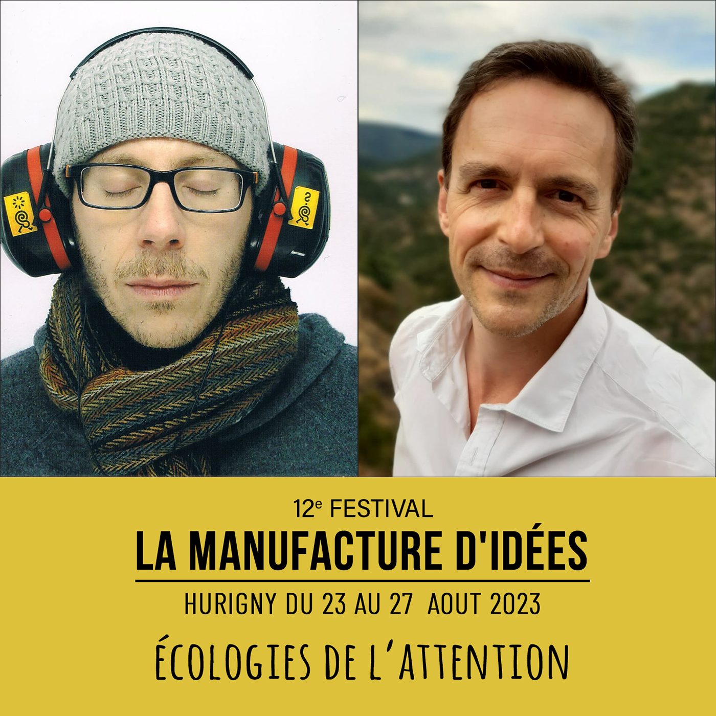 ⁣27 août 2023 – Dialogue entre l’artiste créateur sonore Stéphane Marin et l’écoacousticien Jérôme Sueur