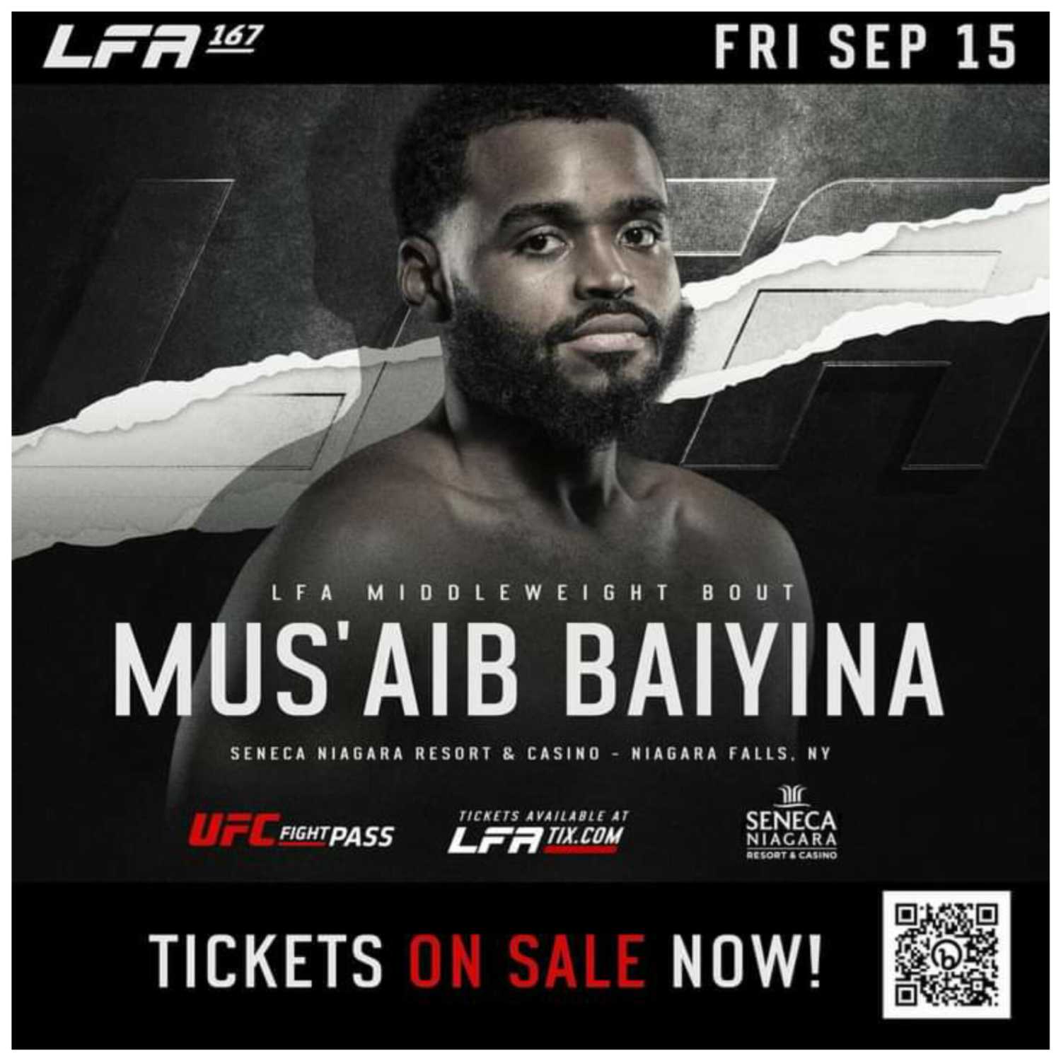 Mus'Aib Baiyina (2-2 Pro MMA Middleweight) Talks LFA 167 Matchup on Friday September 15th