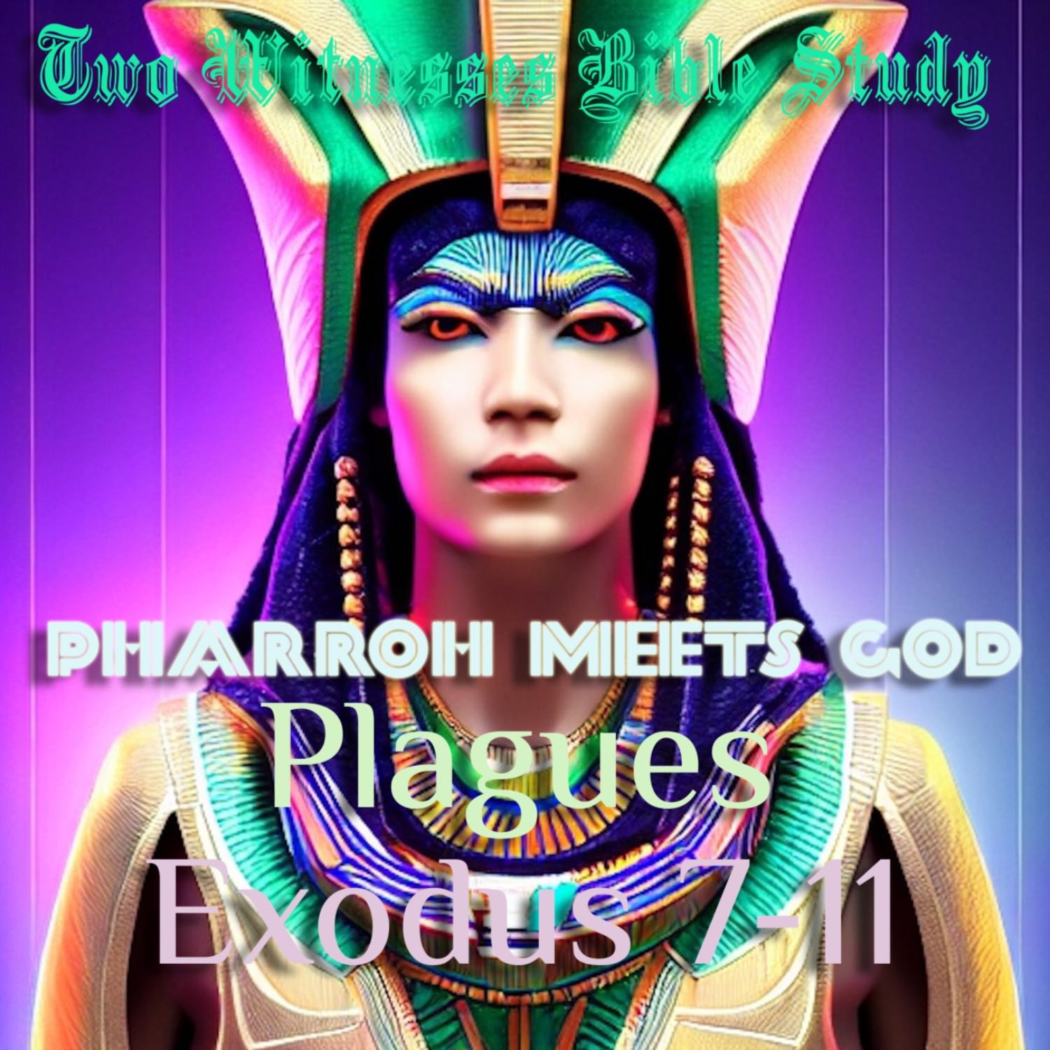 #143 𓂀 Exodus 7-11 Pharaoh Meets God-Ten Plagues 🩸🌊 🐸🦟🐄⛈️🪰🤕🦗⚫☠️