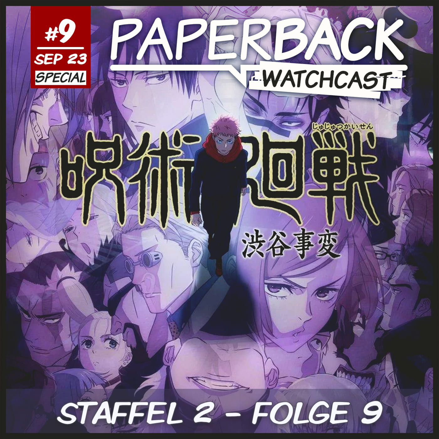 Paperback Watchcast – Jujutsu Kaisen S02E09 Audiokommentar