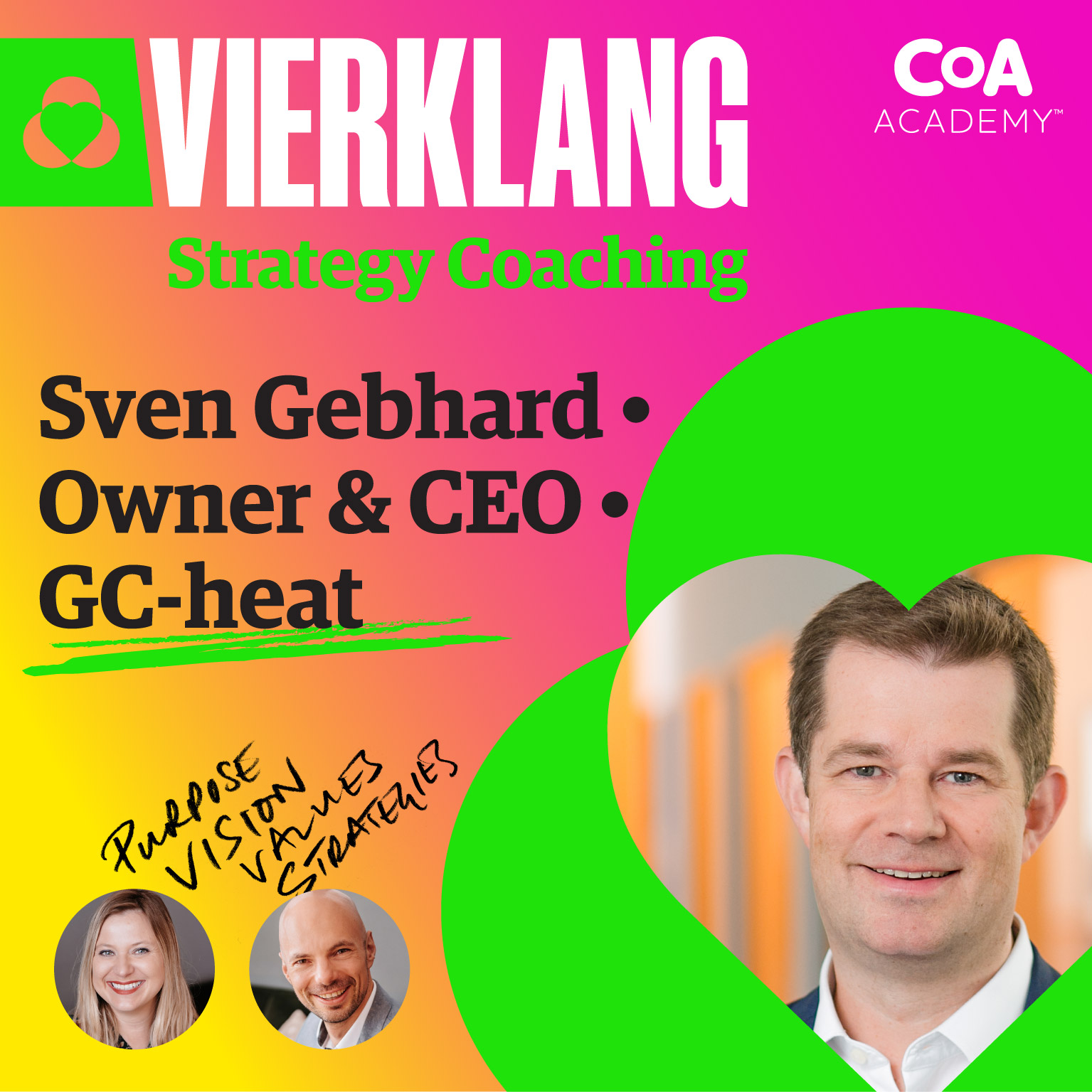 ⁣411 (EN) • VIERKLANG Strategy • Owner & CEO • Sven Gebhard • GC-heat