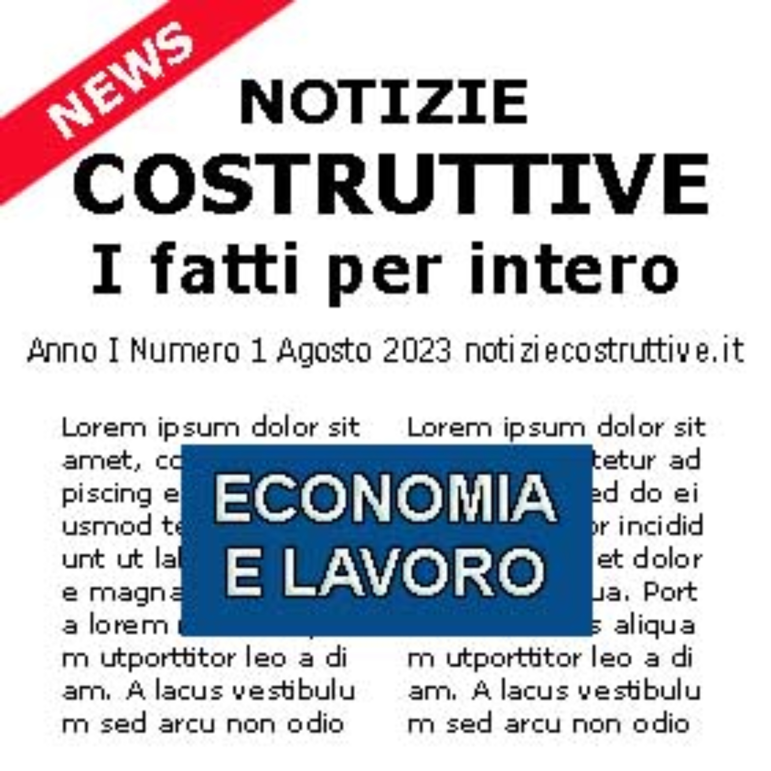 Notizie Costruttive - Economia e Lavoro 