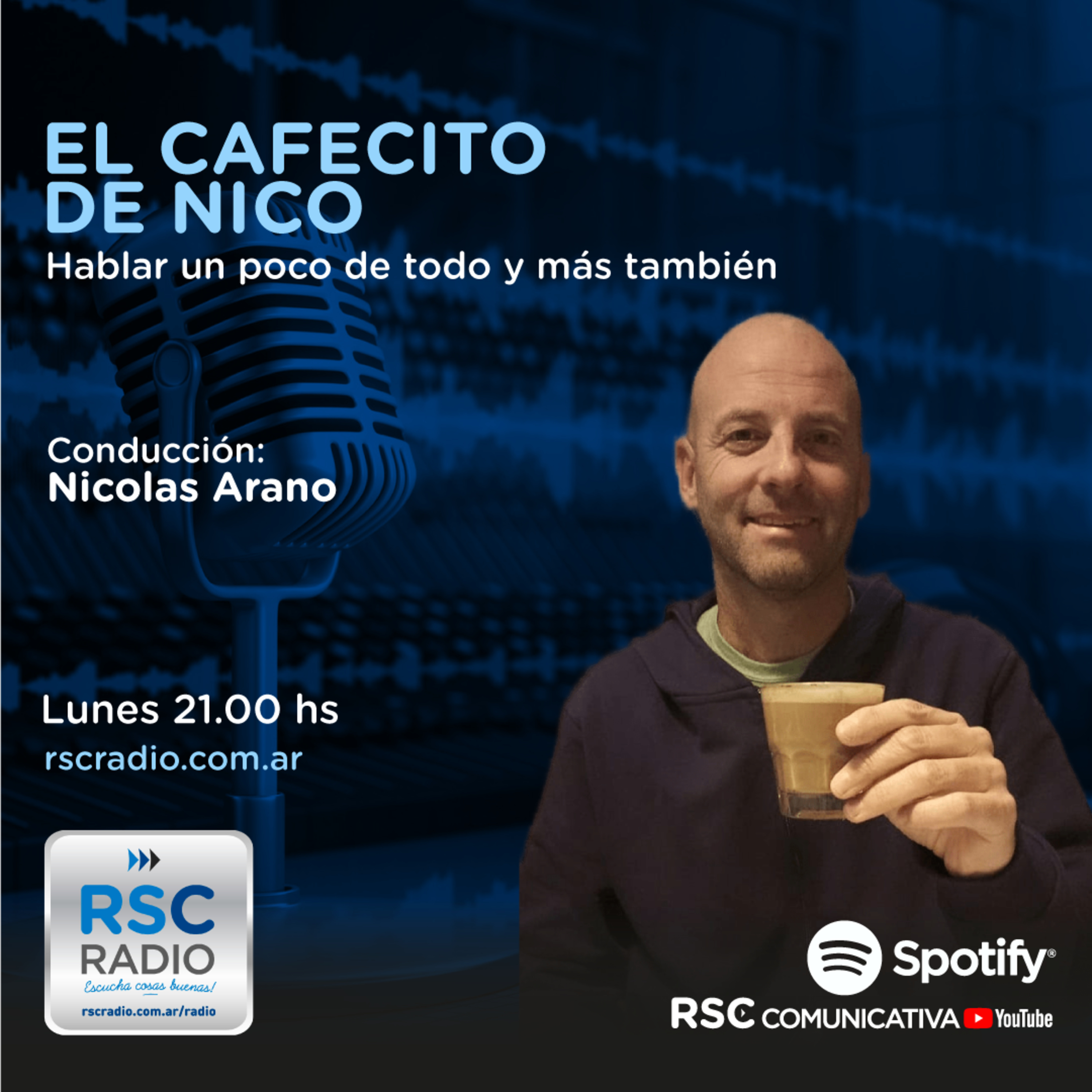 Nicolás Arano - Programa El Cafecito de Nico - Lunes 4 de Septiembre