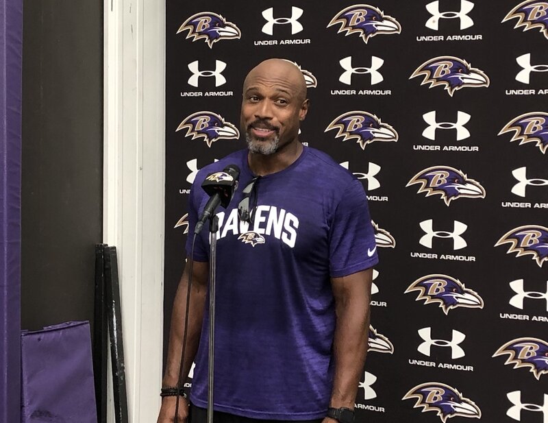 ⁣Anthony Weaver talks Ravens defensive line and old Houston teammate DeMeco Ryans