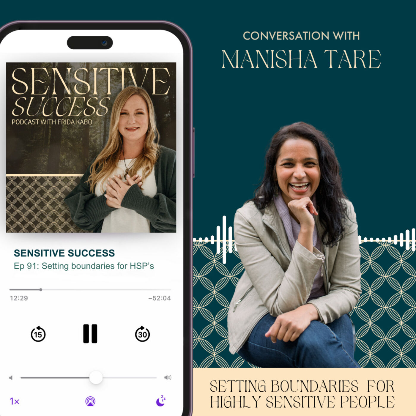 ⁣91. Setting boundaries for highly sensitive people with Manisha Tare