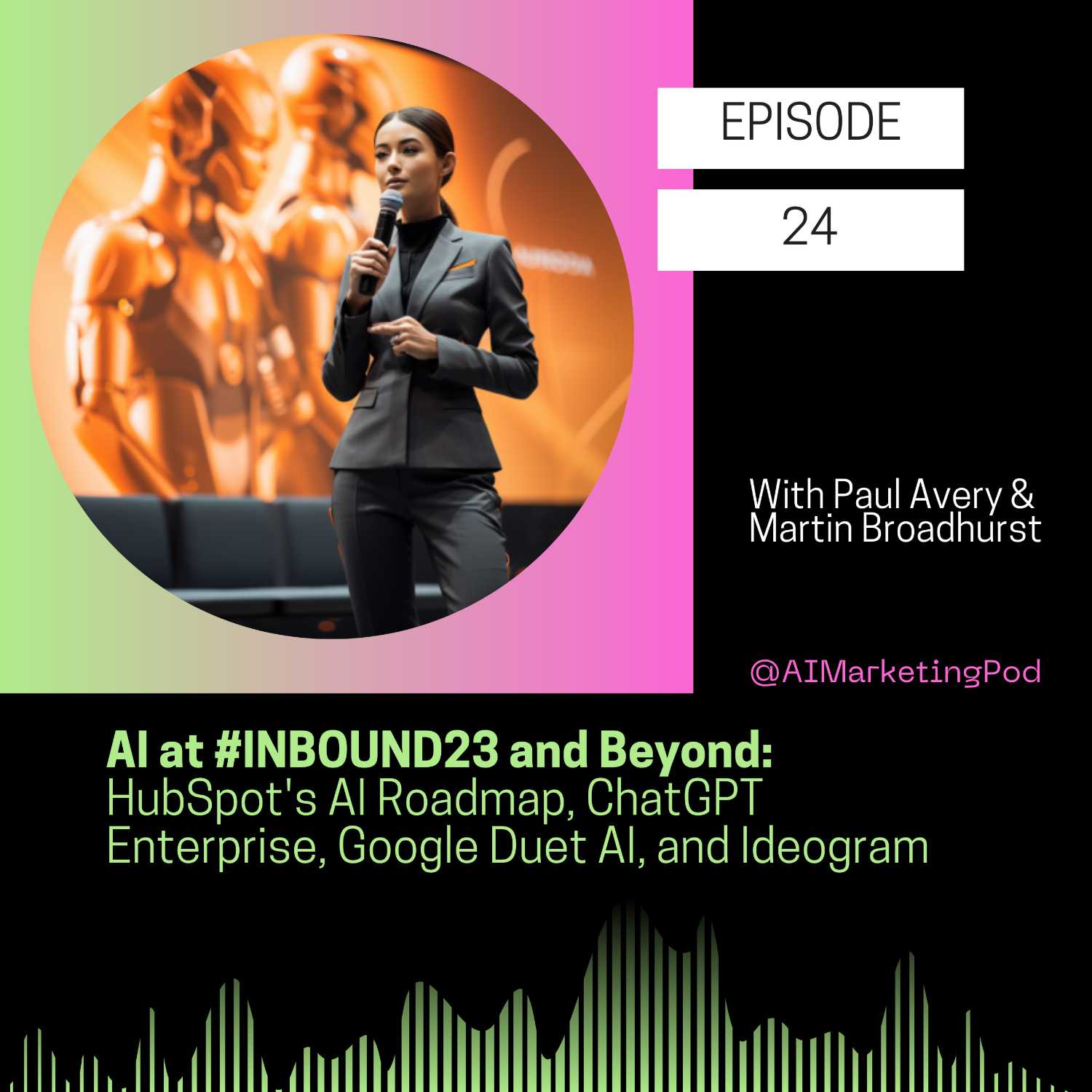 ⁣AI at #INBOUND23 and Beyond: HubSpot's AI Roadmap, ChatGPT Enterprise, Google Duet AI, and Ideogram