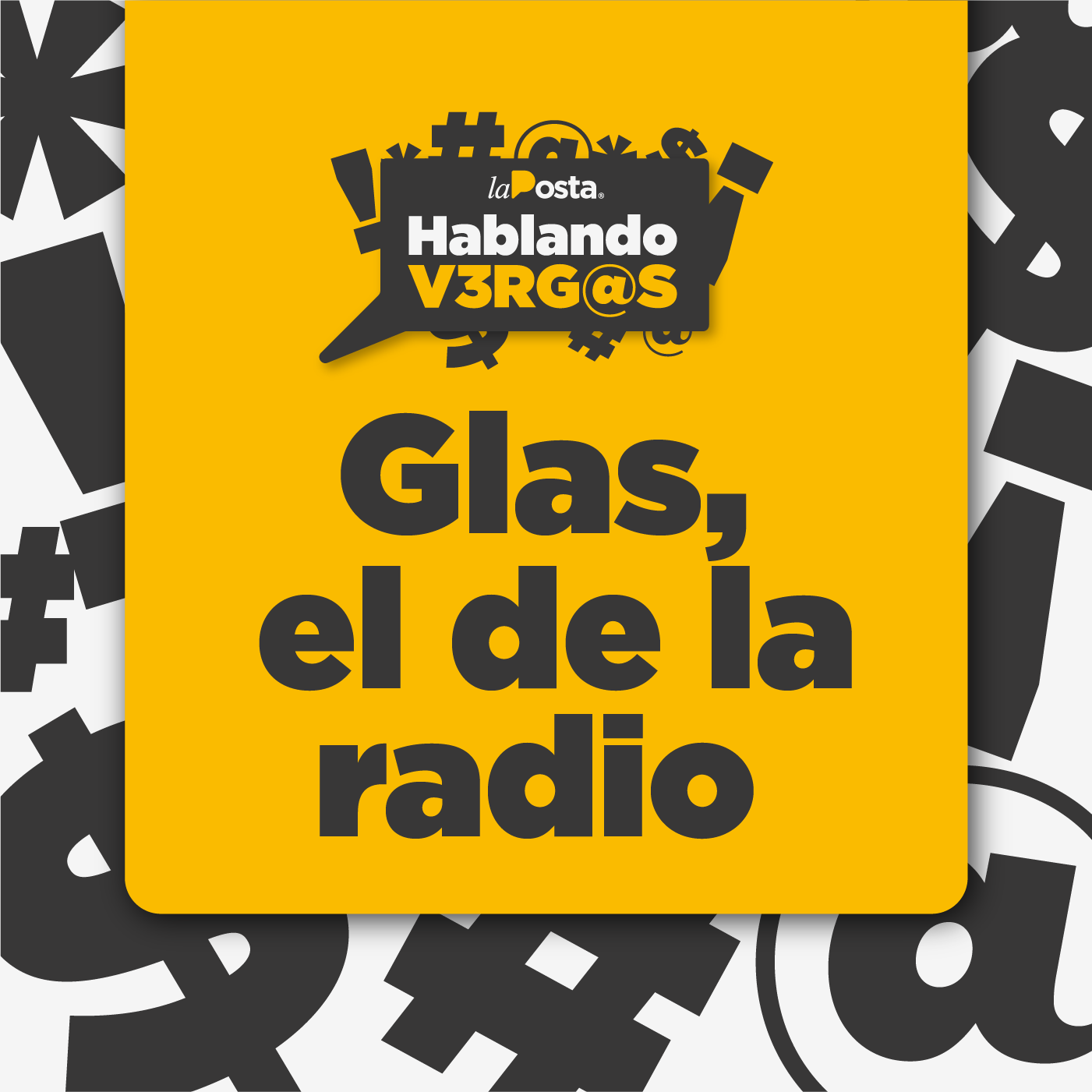 ⁣Glas, el de la radio