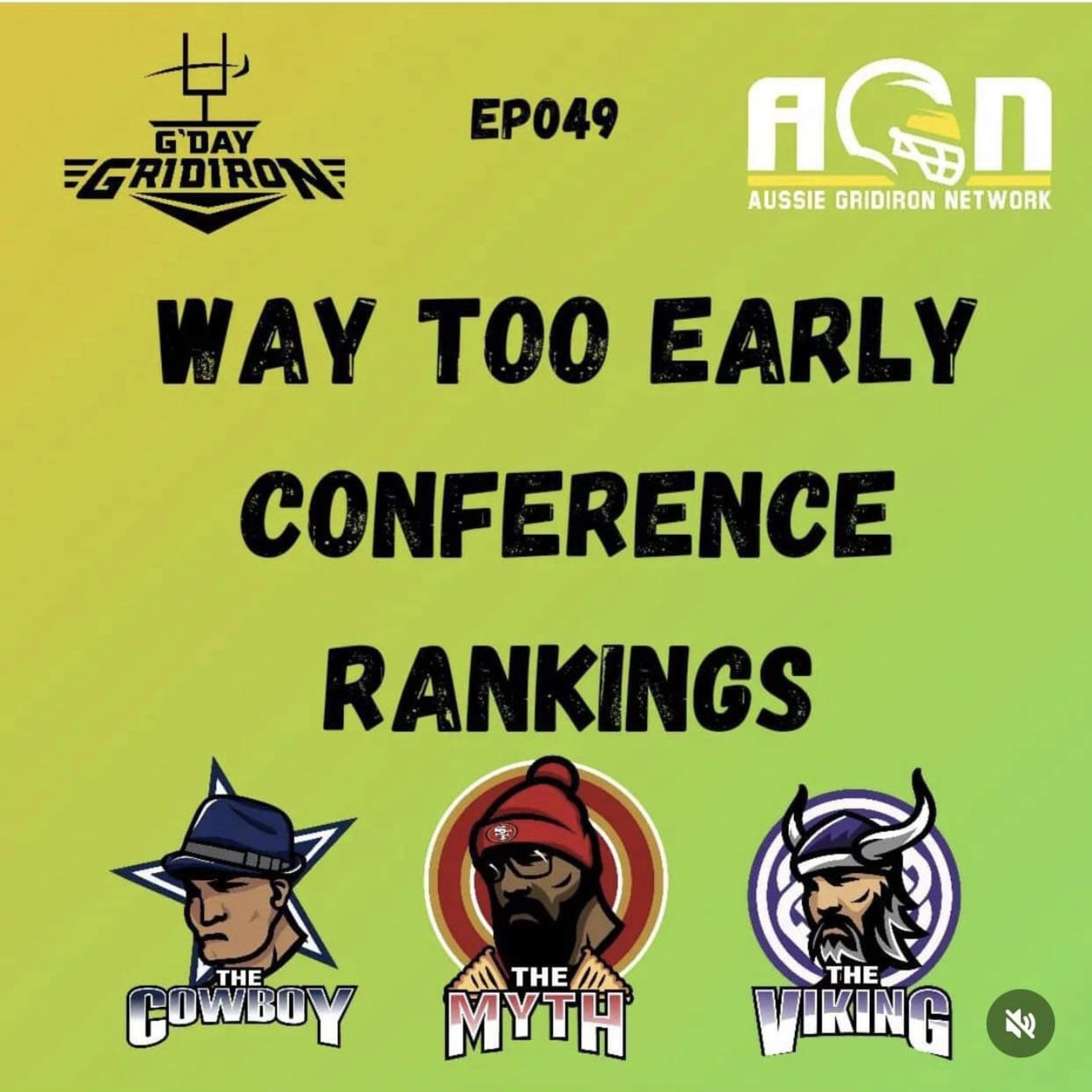 Gday Gridiron - Way Too Early Conference Rankings