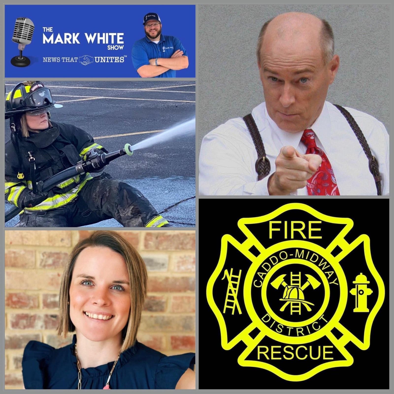 Volunteer Firefighter Hannah Stephens & Meteorologist James Spann