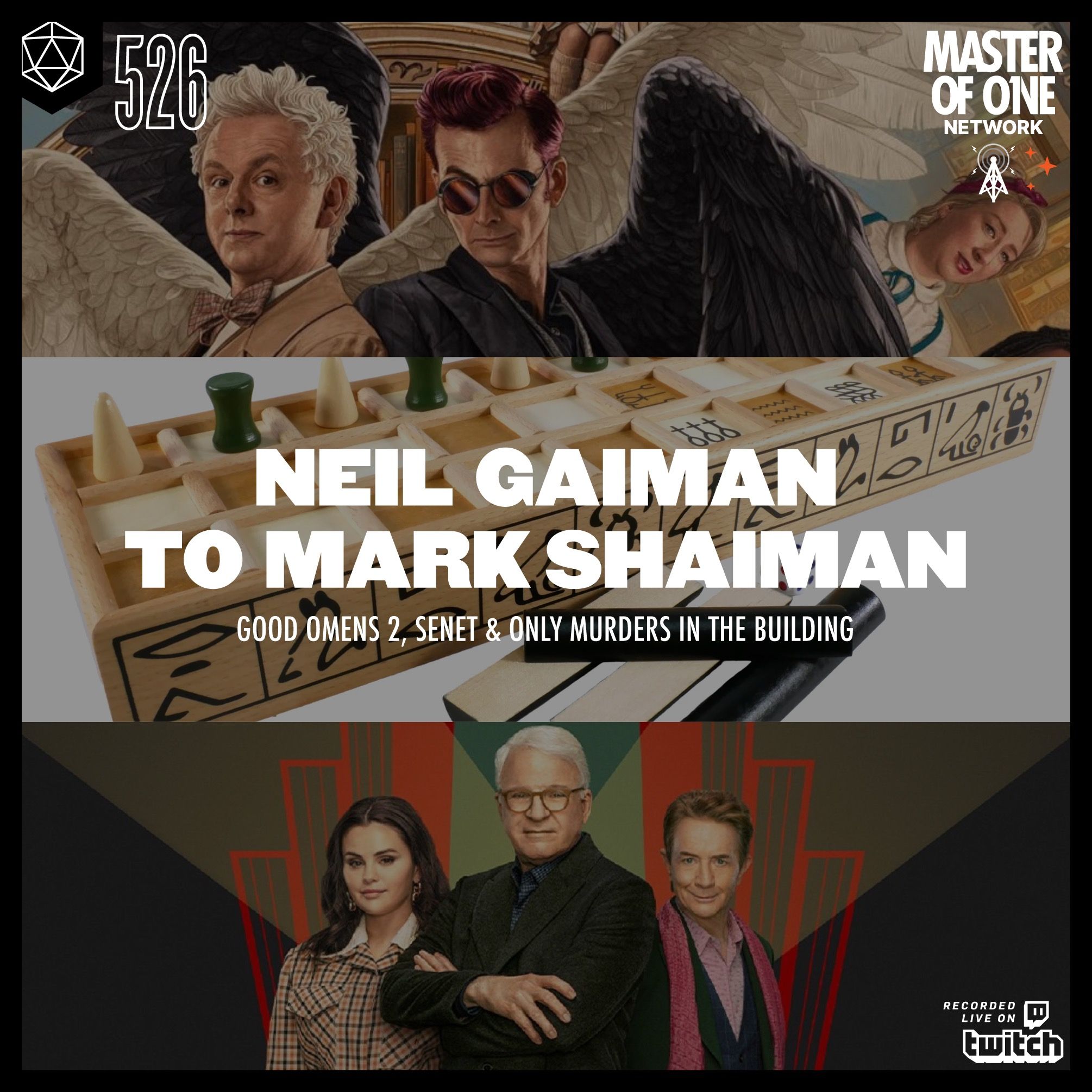 ⁣PCR 526: Neil Gaiman to Mark Shaiman - Good Omens 2, Senet & Only Murders In The Building