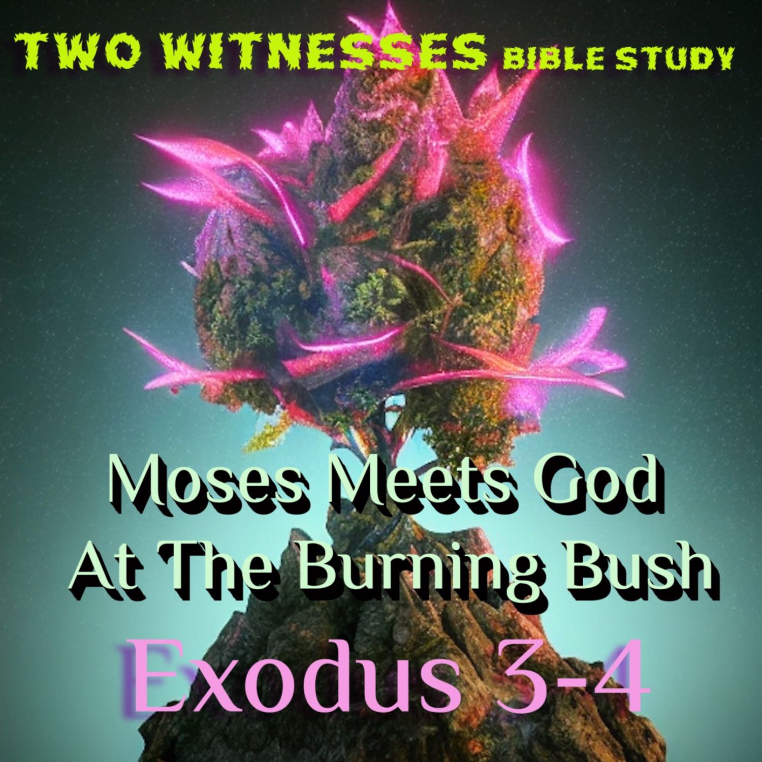 ⁣#141 🔥 Exodus 3-4 Moses Meets God At The Burning Bush 🌳 ⛰️ 🅹🅴🆂🆄🆂