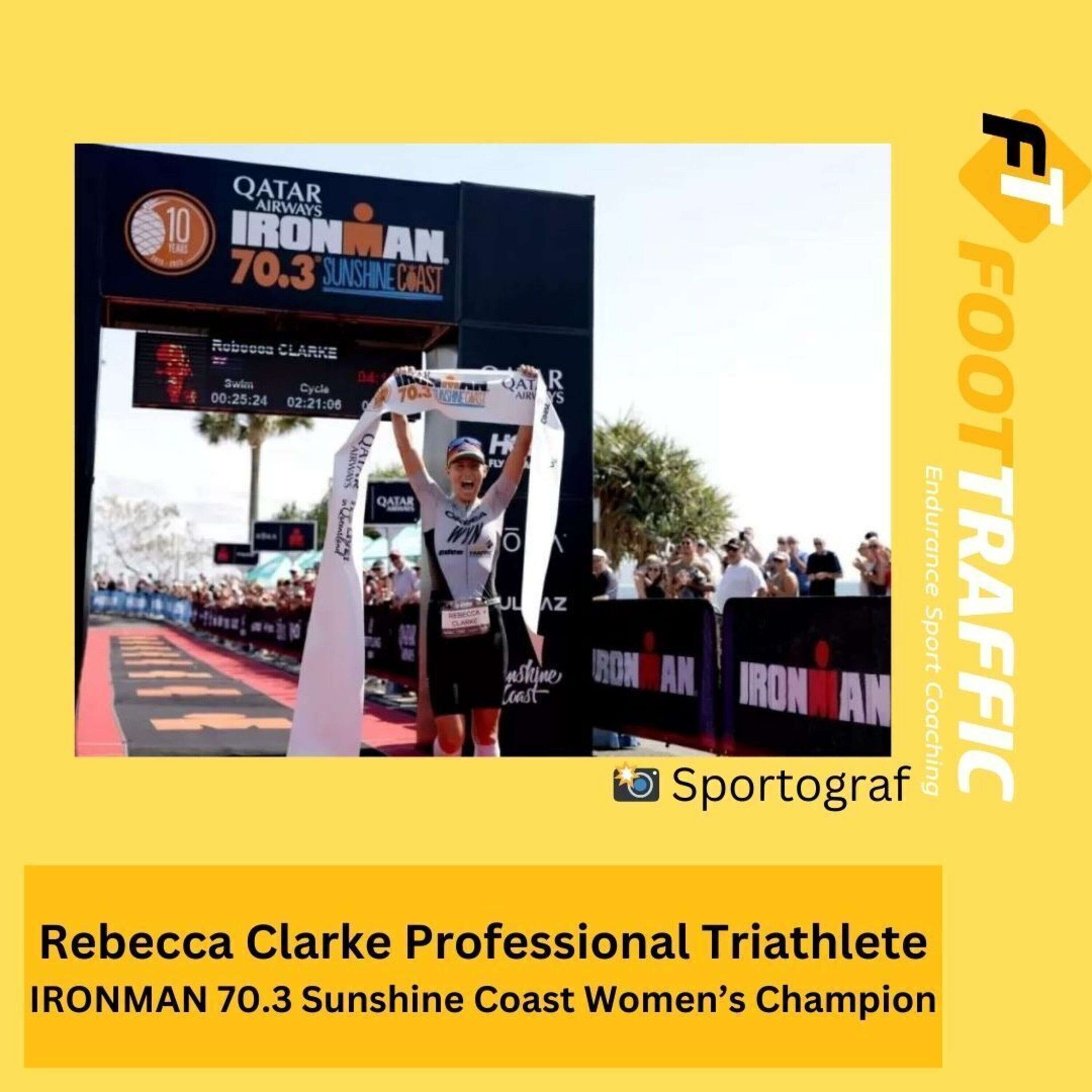 Rebecca Clarke - 2023 IRONMAN 70.3 Sunshine Coast Womens Champion