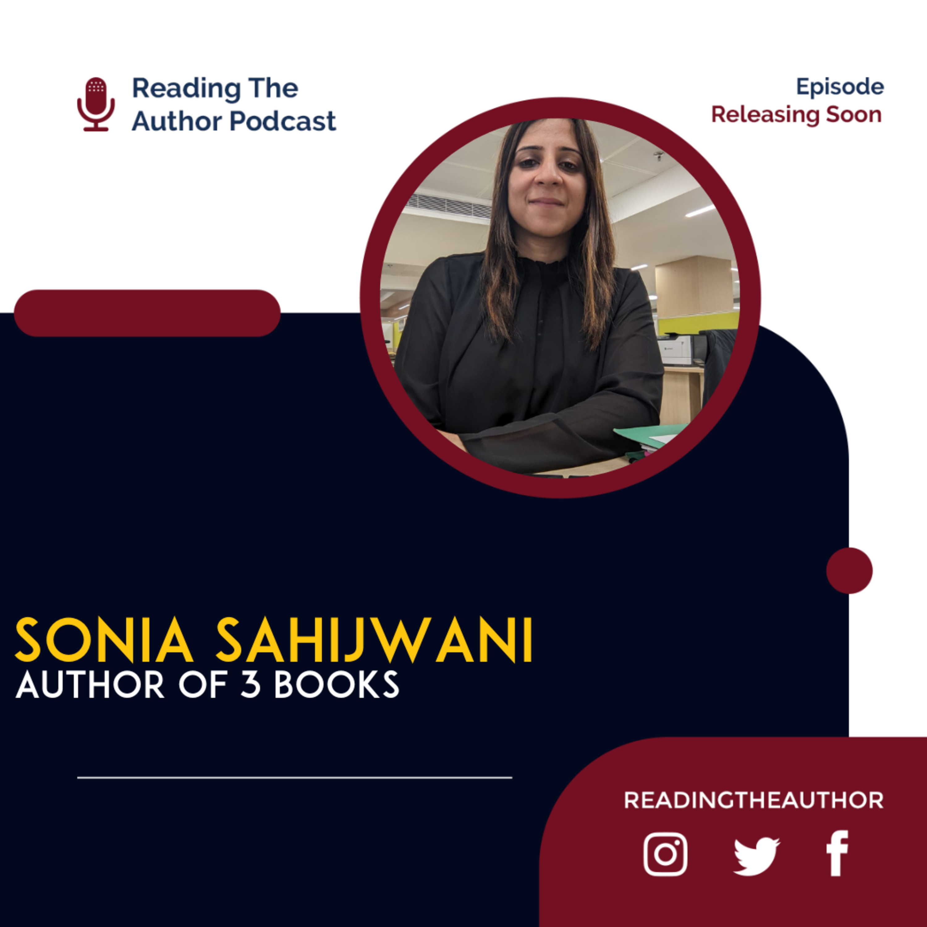 ⁣Reading Sonia Sahijwani | Reading The Author