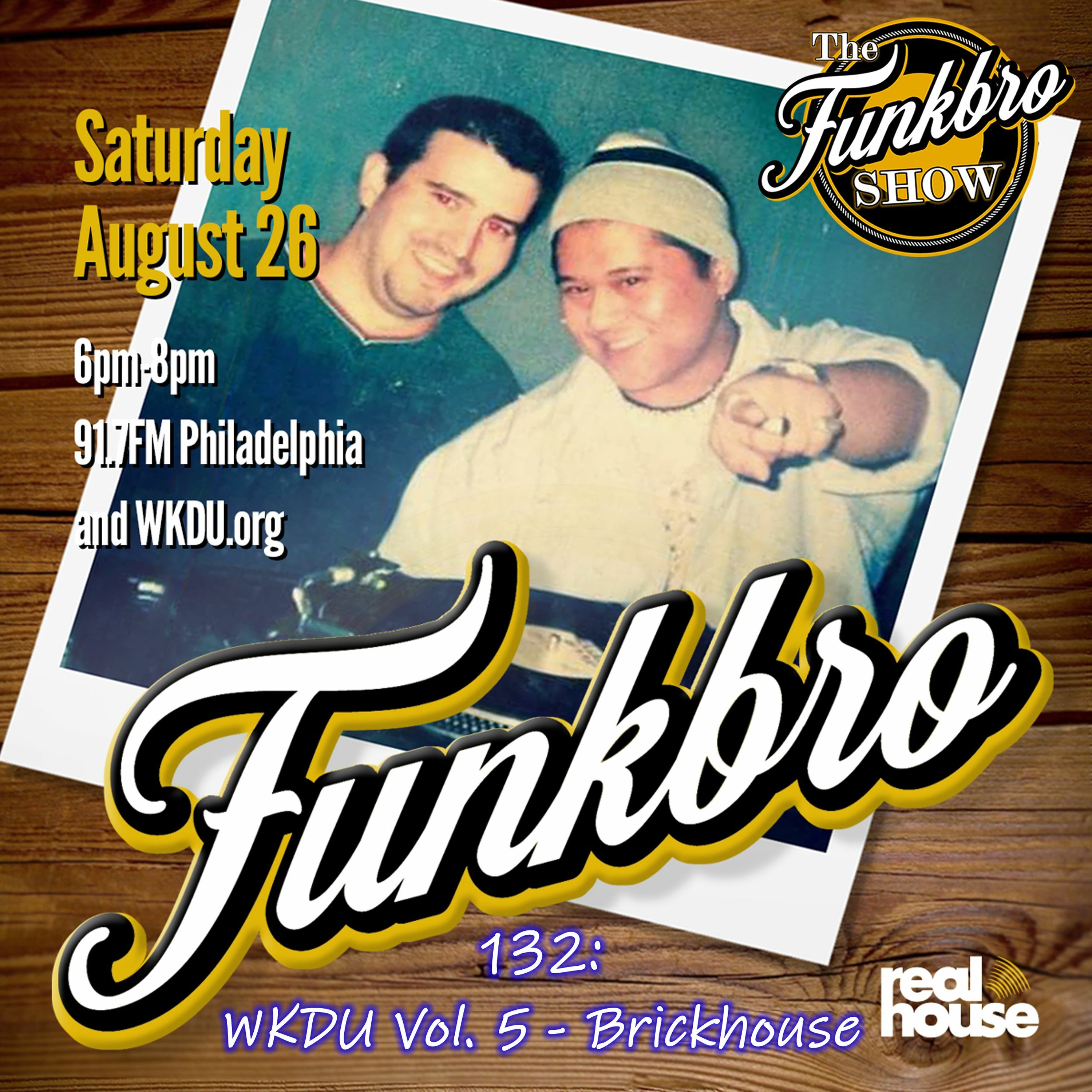 ⁣The FunkBro Show RadioActiveFM 132: Brickhouse With The Brixmix WKDU V.5