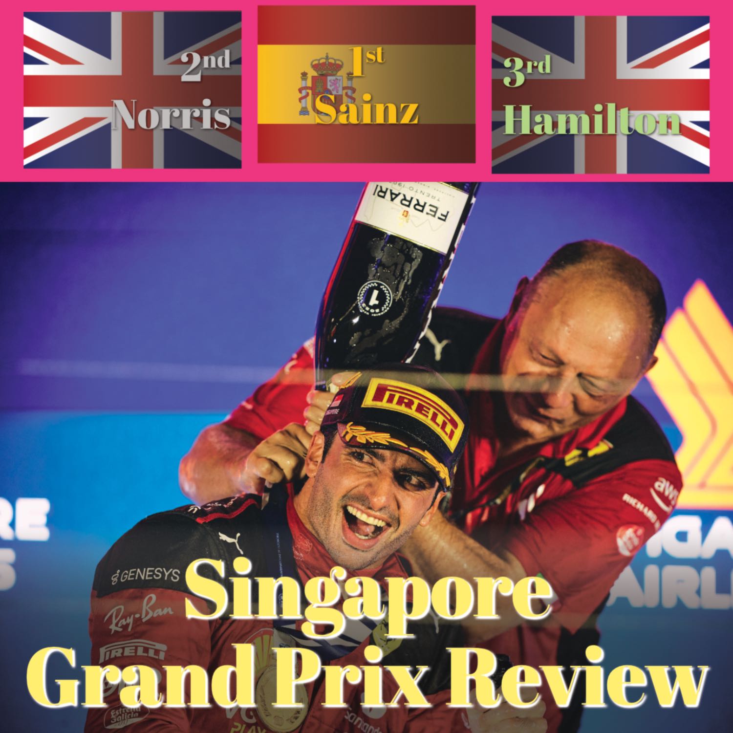 ⁣Singapore Grand Prix Review - Carlos Sainz: The Hero We Needed Right Now