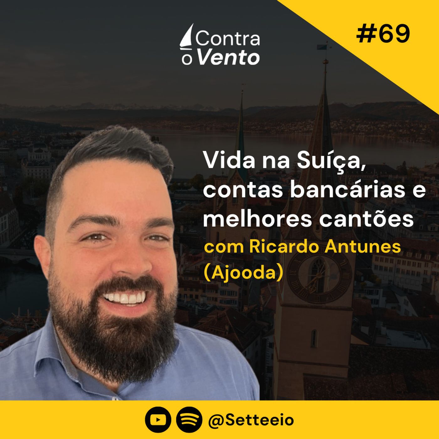 Vida na Suíça, Contas Bancárias e Melhores Cantões - com Ricardo Antunes (Ajooda)