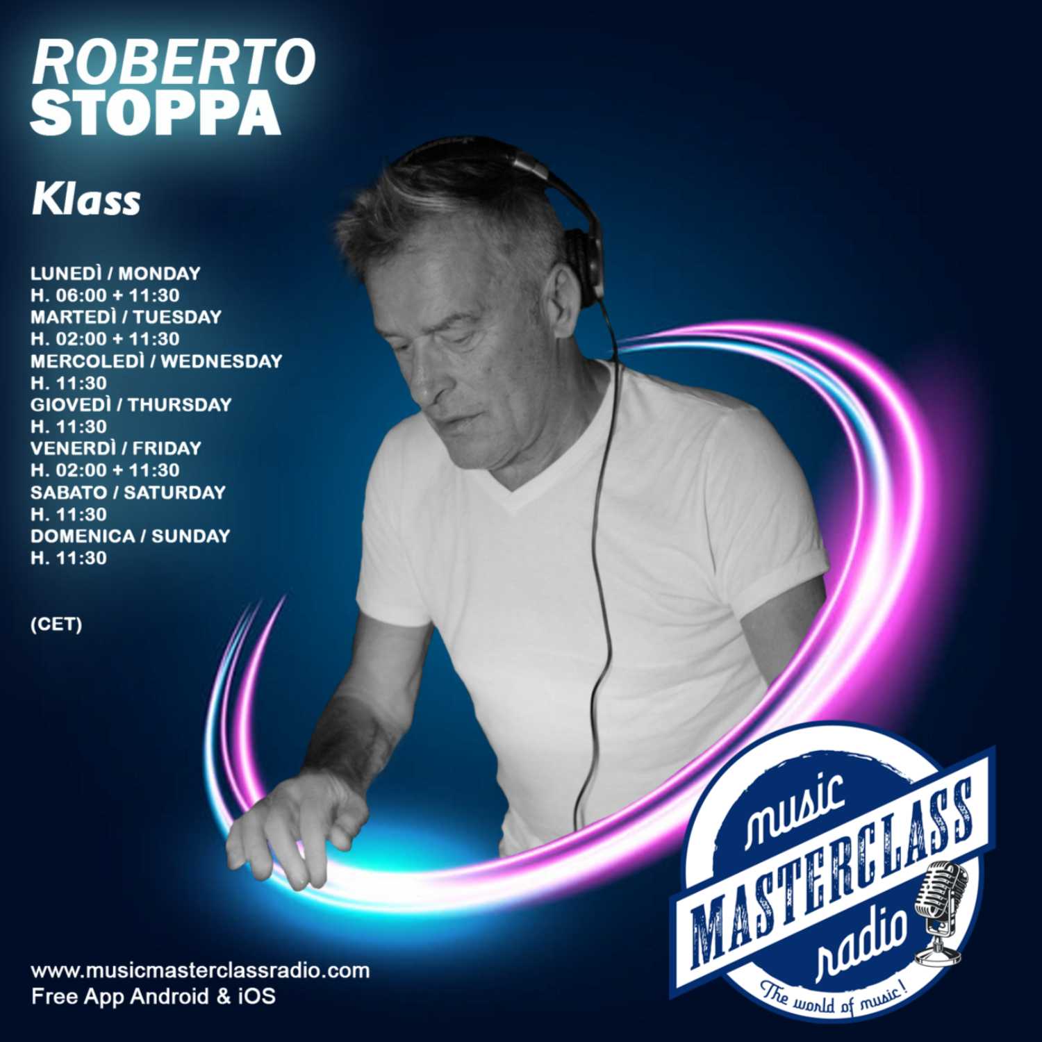 ⁣Klass #326 "MusicMasterClassRadio" By Dj. Roberto Stoppa 2023-09-03 H 11:30