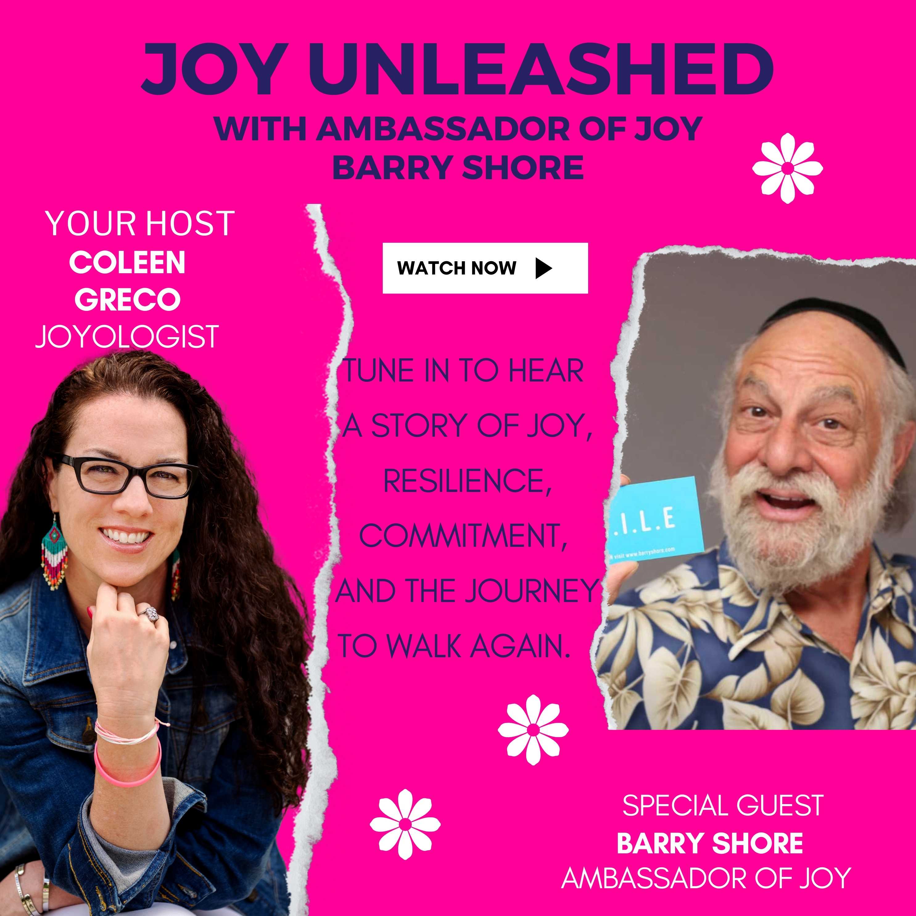 ⁣Joy Unleashed: Unveiling the Power of Resilience: From Quadriplegic to Ambassador of JOY