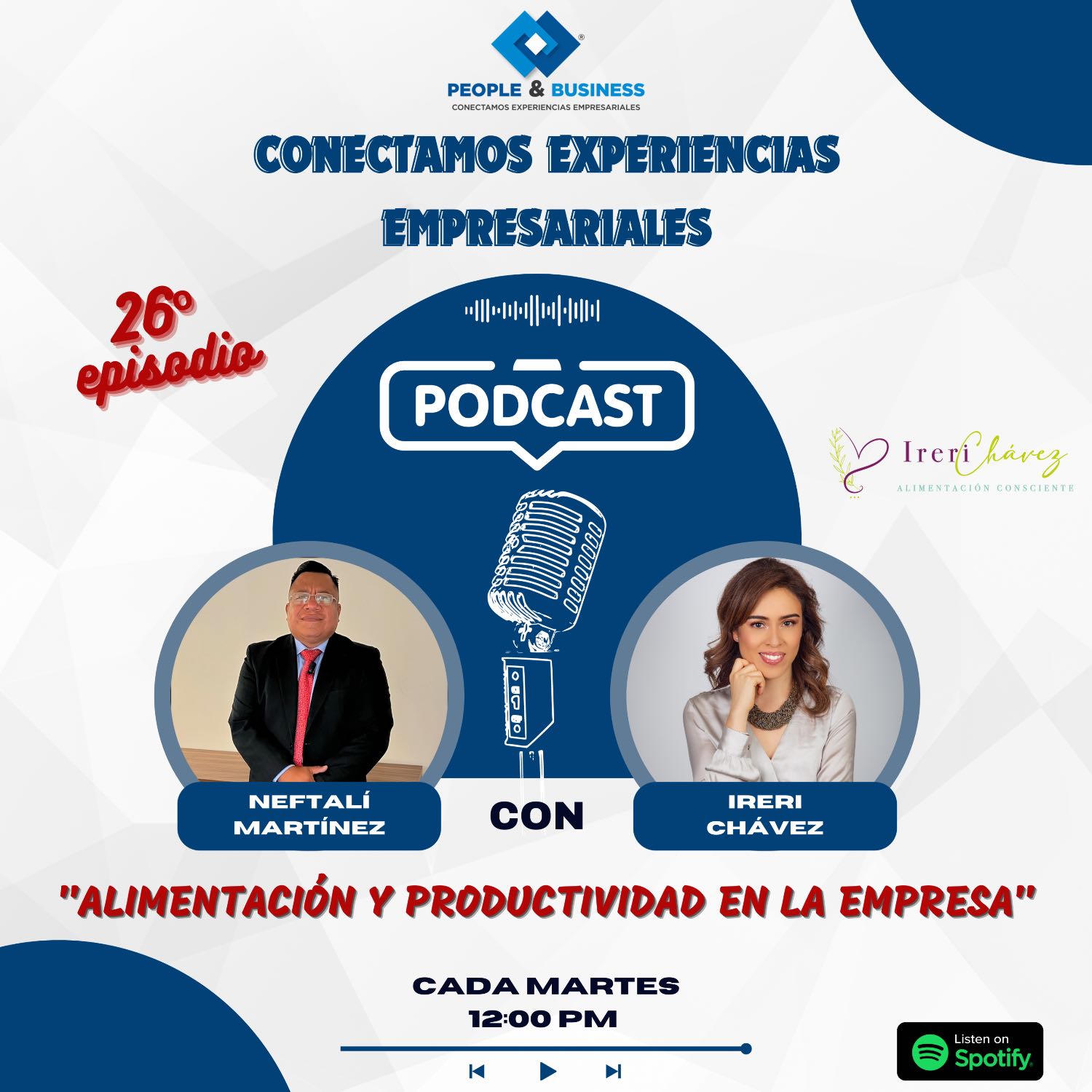 ⁣ EP 26 - Alimentación y productividad en la empresa | Ireri Chávez