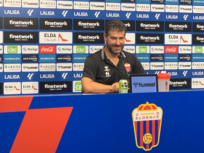 ⁣Fernando Estévez, Ent. del Eldense, antes de visitar al R. C. D. Espanyol de Barcelona