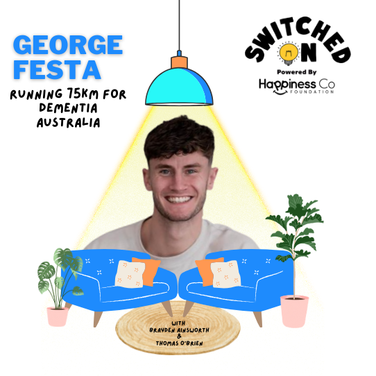 ⁣Running 75km for Dementia Australia with George Festa