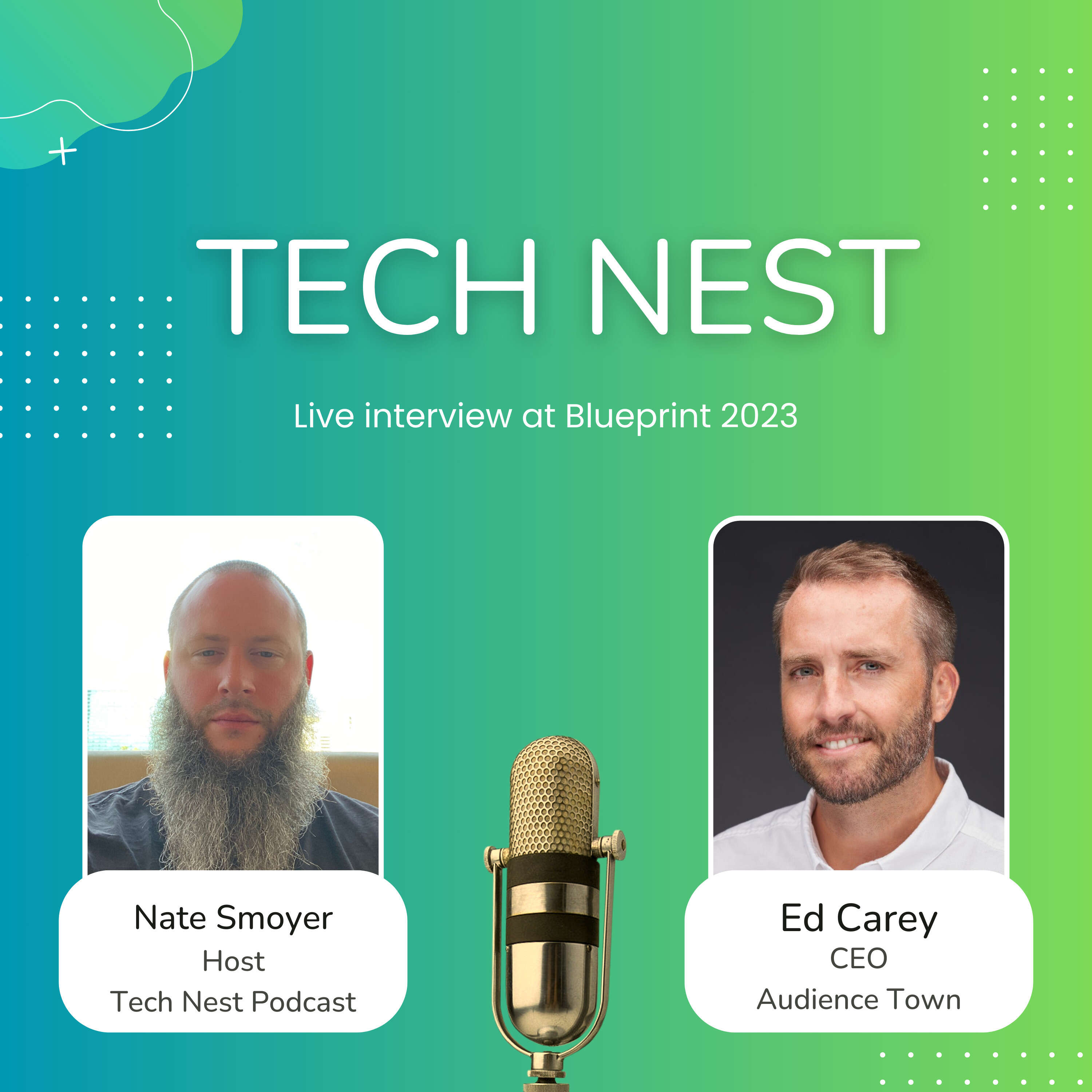 ⁣Audience Town Overview with Founder and CEO, Ed Carey at Blueprint Conference 2023