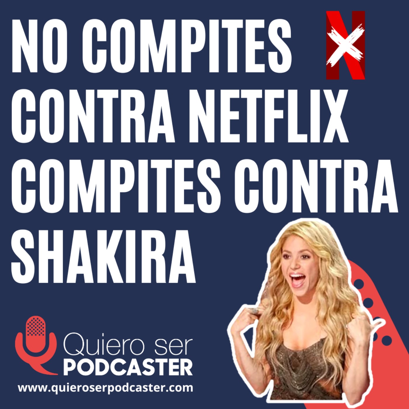 ⁣No compites contra Netflix, compites contra Shakira