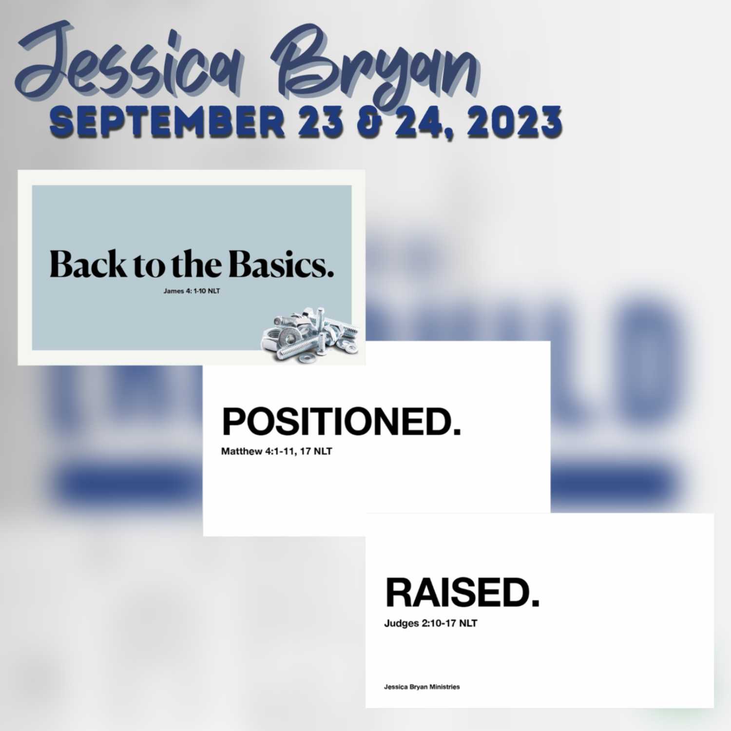 ⁣Jessica Bryan Ministries- September 23-24, 2023