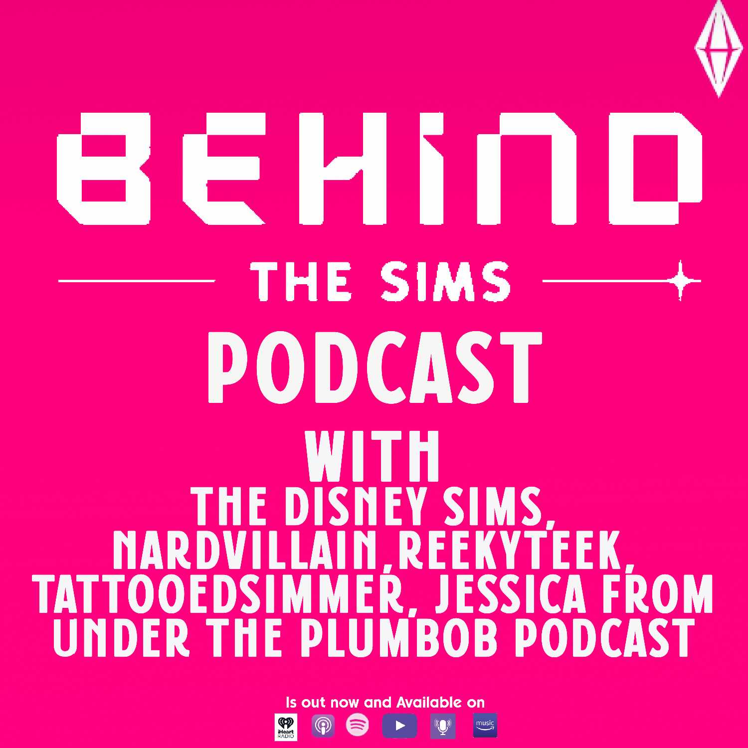 Behind the Sims Summit Podcast with: The Disney Sims, Nardvillain, Reekyteek, Tattooedsimmer & Jessica from Under The Plumbob Podcast 