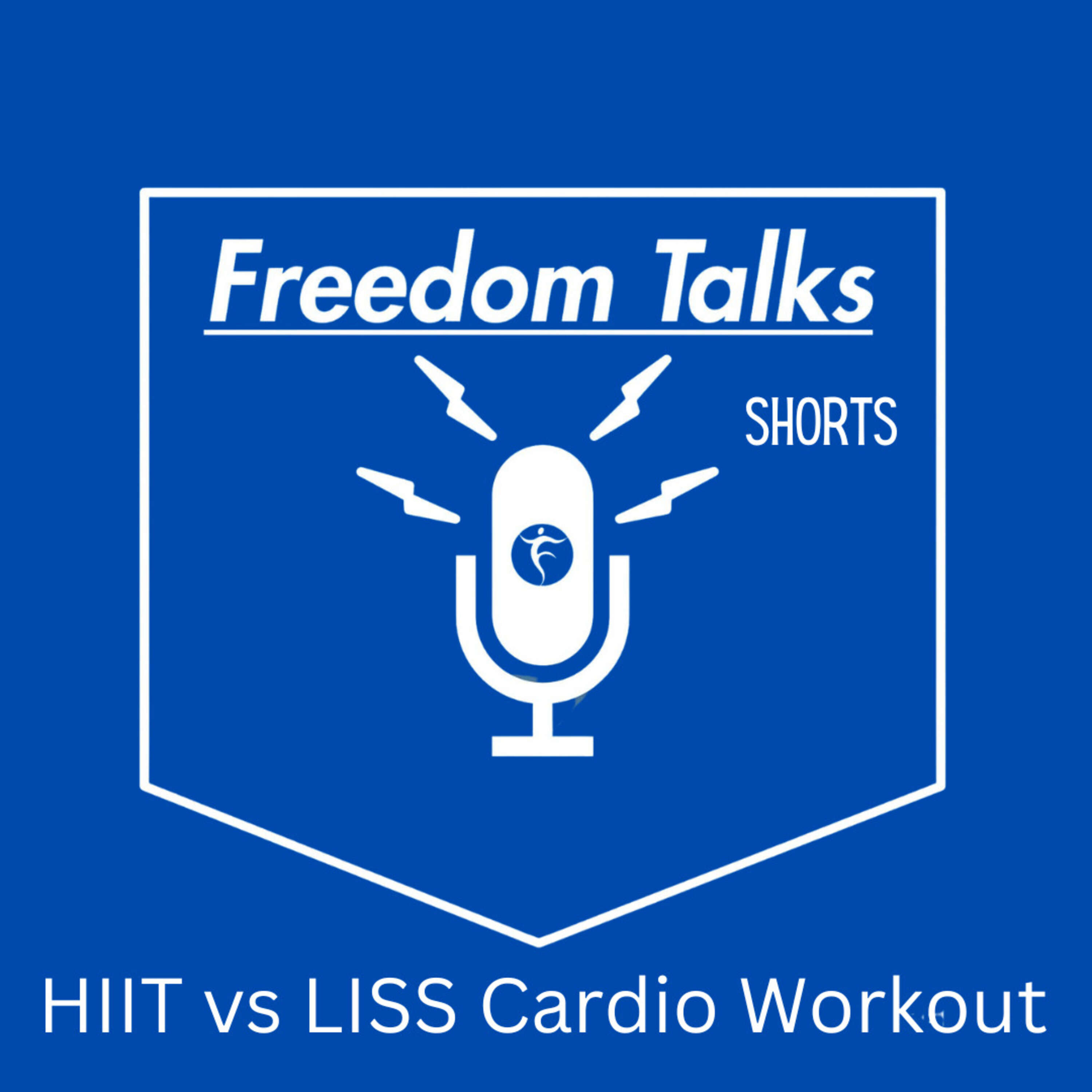 ⁣Freedom Talks Shorts: HIIT vs LISS Cardio Workout