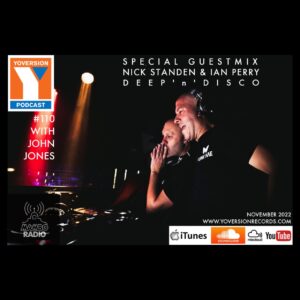 ⁣Yoversion Podcast #120 – September 2023 with John Jones – Special Guestmix: Paul Wilkins (Cafe Del Mar Spirits)