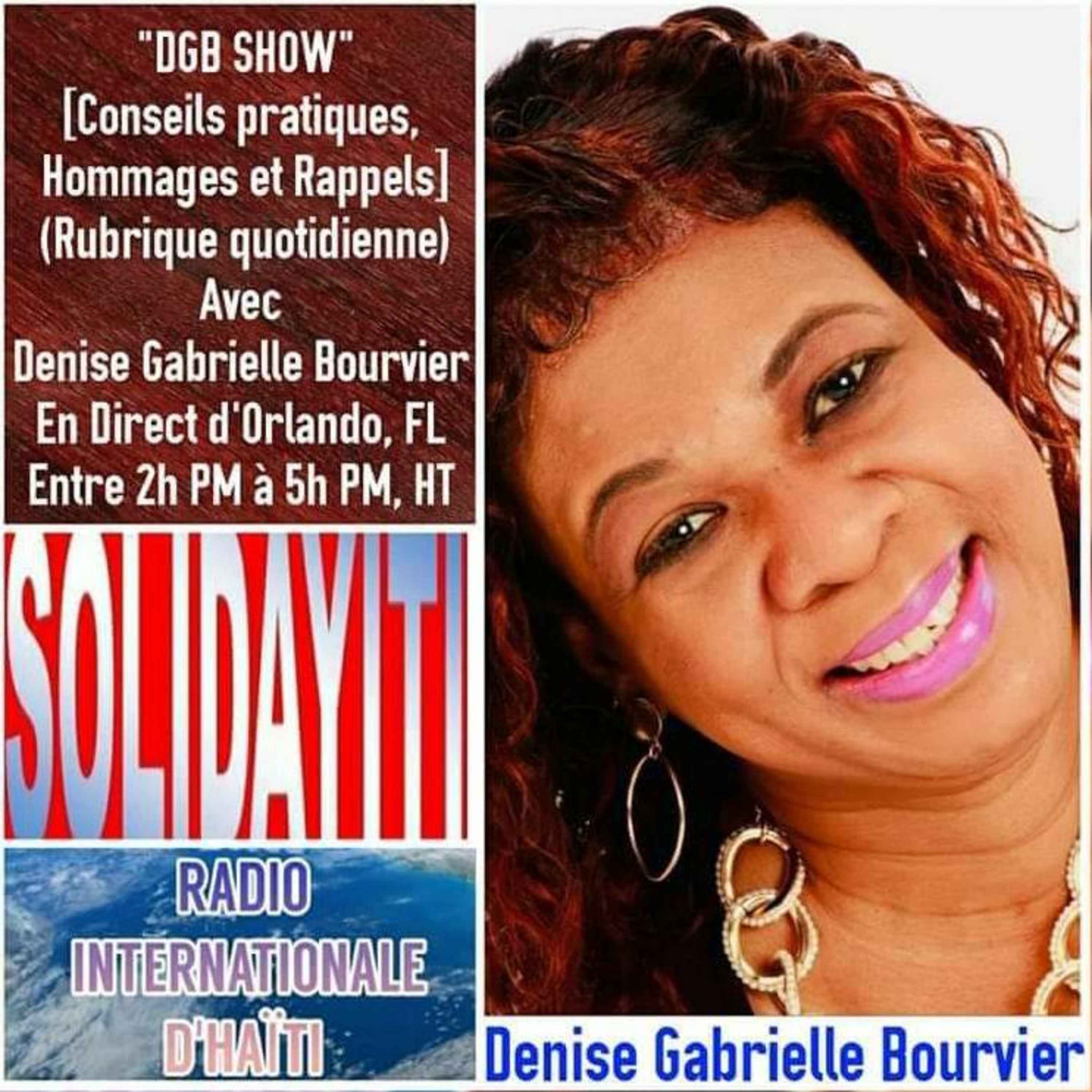 Dgb Show avec Denise Gabrielle Bourvier En Direct d'Orlando, Florida, USA 🇺🇸 - Lundi 11 septembre 2023