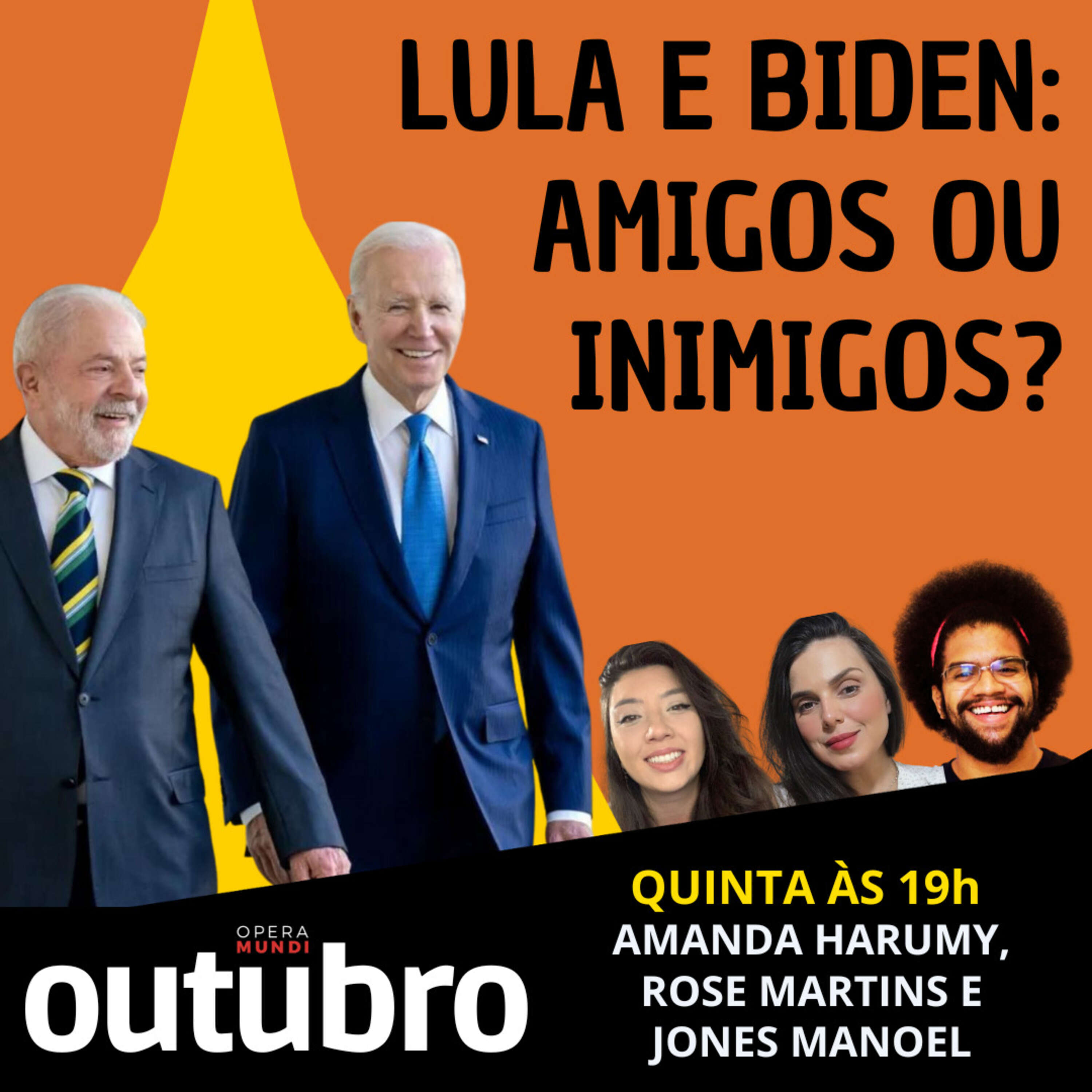 ⁣LULA E BIDEN: AMIGOS OU INIMIGOS? - OUTUBRO 219