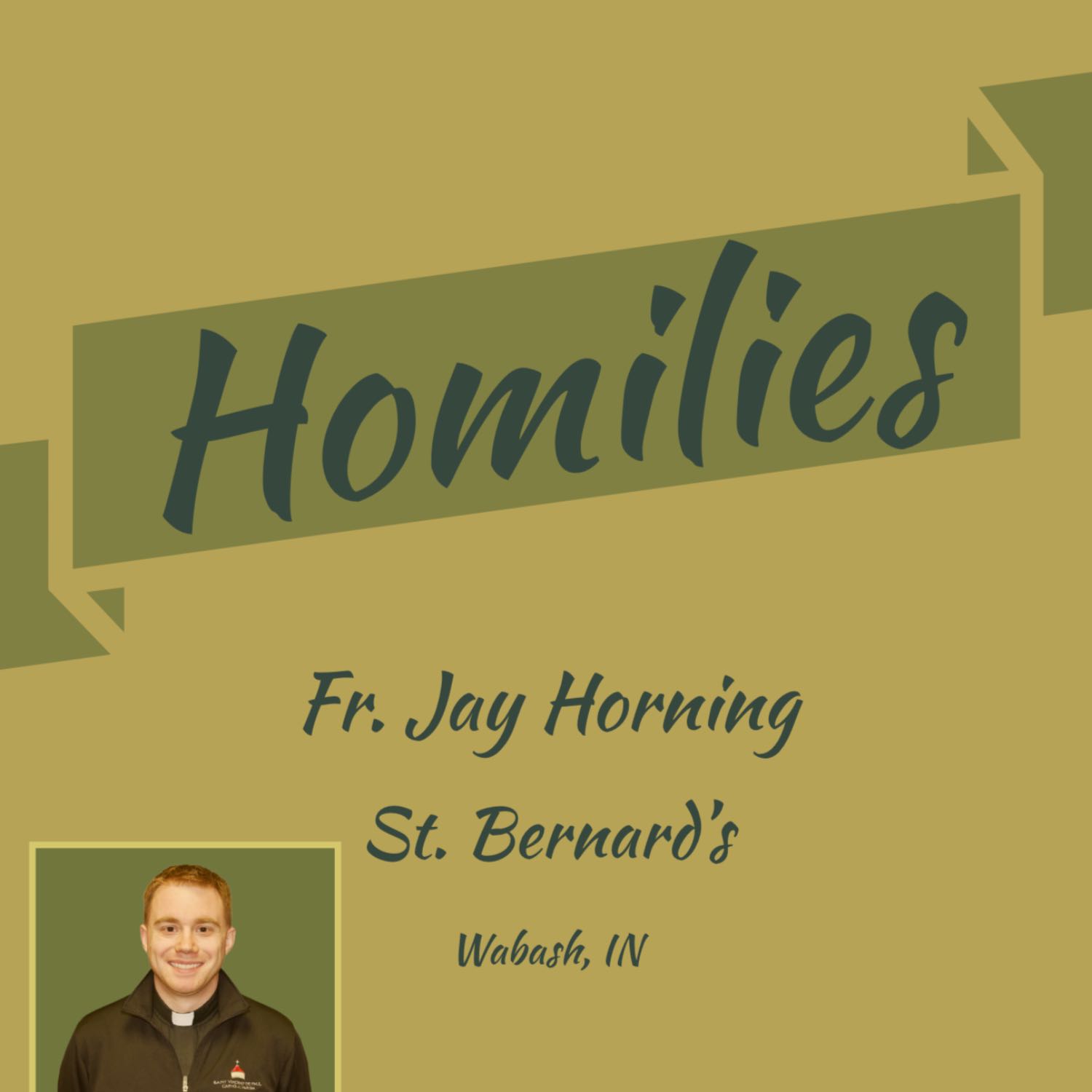 Homilies - Fr. Jay Horning - St. Bernard's 