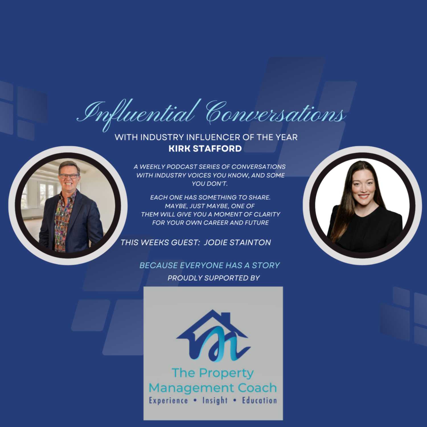 ⁣Influential Conversations with Kirk Stafford & Jodie Stainton