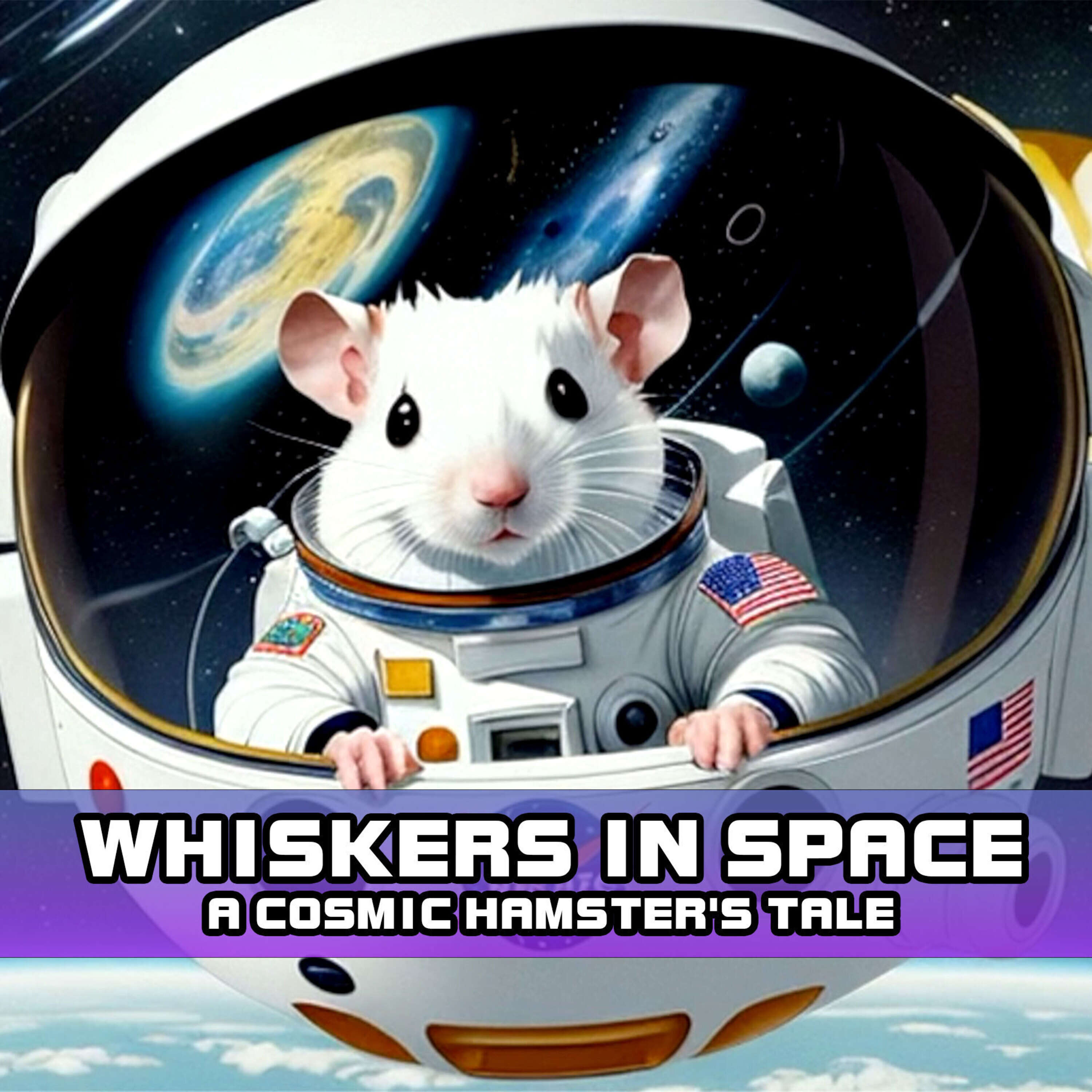 ⁣🐹 Whiskers In Space: A Cosmic Hamster Tale 🚀