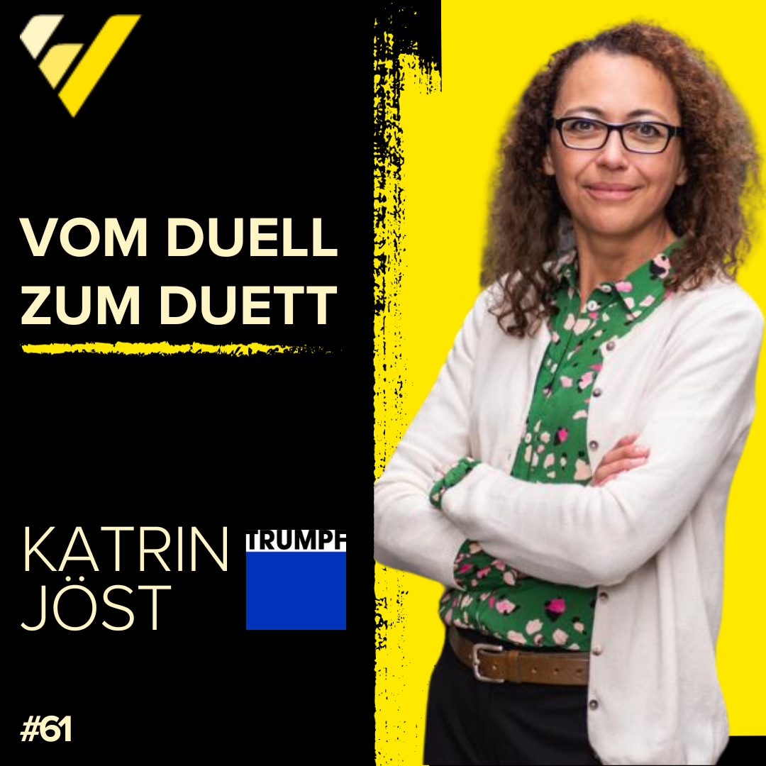 ⁣Vom Duell zum Duett - Katrin Jöst, Head of Corporate Marketing, Trumpf