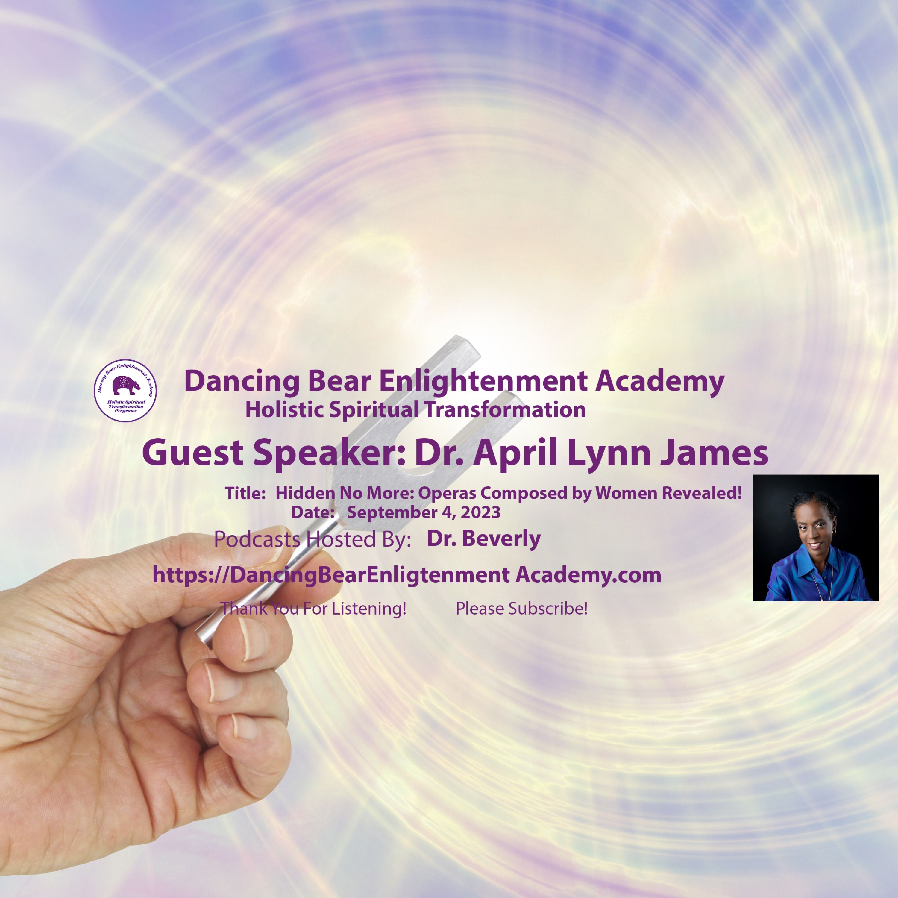 ⁣Dr Beverly Interviews Dr April Lynn James, September 4, 2023, Hidden No More