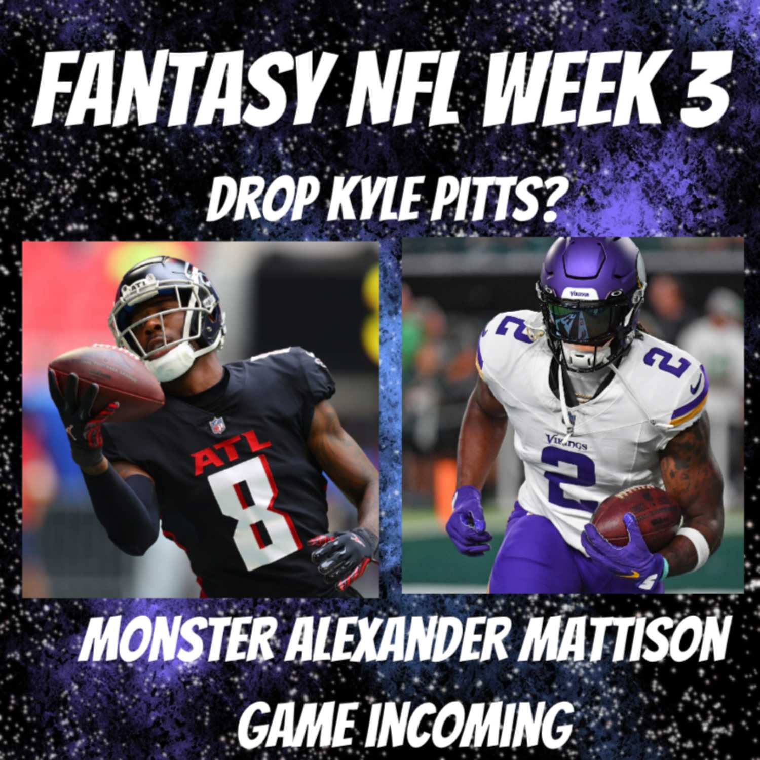 ⁣NFL week 3! Are we dropping kyle pitts? Alexander Mattison start of the week?!