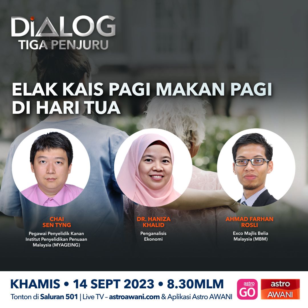 ⁣Dialog Tiga Penjuru: Elak kais pagi makan pagi di hari tua